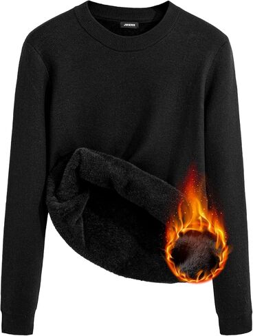 JMIERR الرجال 2025 الخريف الدافئ كنزة صوف سترة متماسكة الكلاسيكية Crewneck كم طويل سليم صالح لينة مريح الشتاء البلوزات in Saudi Arabia