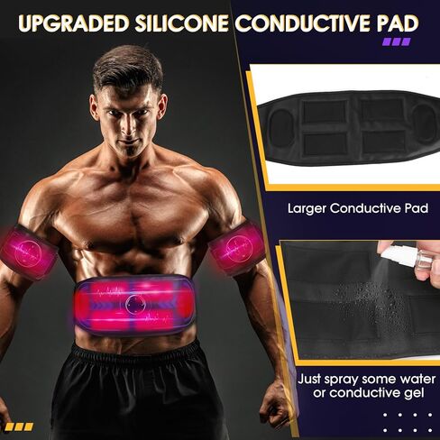 محفز ABS ، AB التحفيز الحبر العضلات ، AB Toning Belt Litness Training للبطن ، معدات تجريب آلة العضلات للمنزل ، TENS & EMS أوضاع EMS in Kuwait