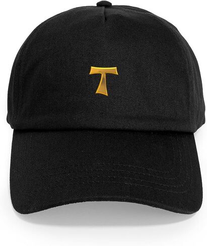 CafePress Golden Franciscan Tau Cross Cap Adjustable Baseball Cap in Saudi Arabia