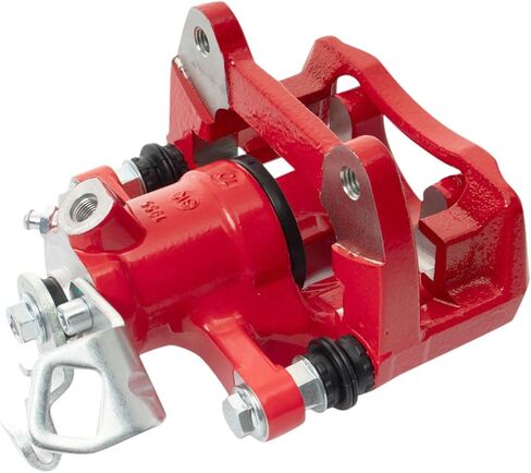 Rear Performance Brake Caliper Set Red Compatible with 2009-2013 Mini Cooper in Saudi Arabia