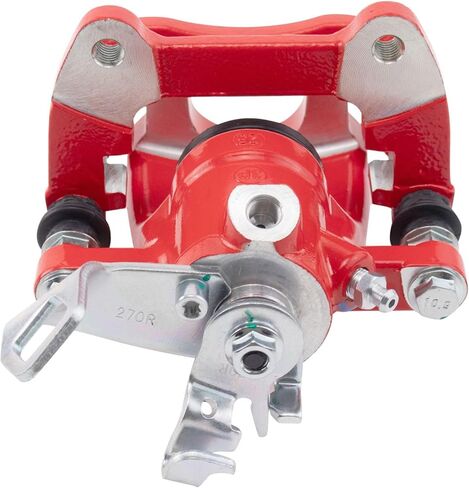 Rear Performance Brake Caliper Set Red Compatible with 2009-2013 Mini Cooper in Saudi Arabia