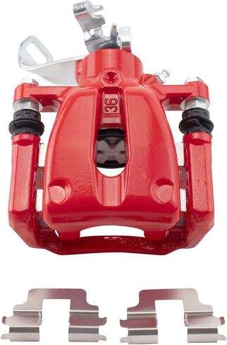 Rear Performance Brake Caliper Set Red Compatible with 2009-2013 Mini Cooper in Saudi Arabia