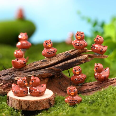 Wesiti 50 Pcs Mini Resin Birds, 1 Inch Tiny Resin Pigeon Statues Bulk Decorative Pigeon Animal Figurines for Home Decor Bird Lovers Gifts, Cute Figurines Ornaments in Saudi Arabia