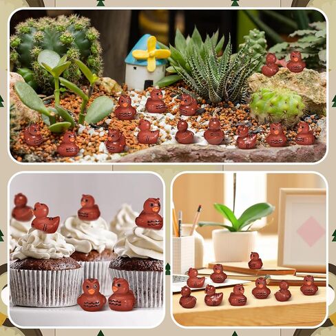 Wesiti 50 Pcs Mini Resin Birds, 1 Inch Tiny Resin Pigeon Statues Bulk Decorative Pigeon Animal Figurines for Home Decor Bird Lovers Gifts, Cute Figurines Ornaments in Saudi Arabia