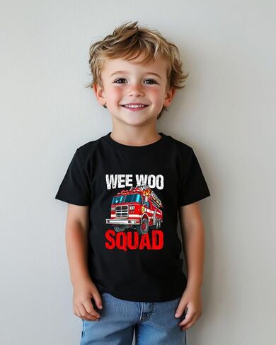 Habudda طفل صبي قمصان سيارة تي شيرت للبنين شاحنة الجرافيك تيز الأطفال الصغار الصيف قصيرة الأكمام ملابس علوية من القطن 2T 3T 4T-8Y in Kuwait