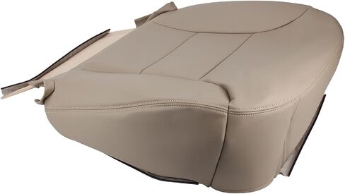 غطاء مقعد جلد Carbhub بلون أسمر متوافق مع Chevy 1995-1999 Suburban Silverado Tahoe متوافق مع GMC 1995-1999 Sierra Yukon لغطاء مقعد السائق والركاب السفلي العلوي in Saudi Arabia