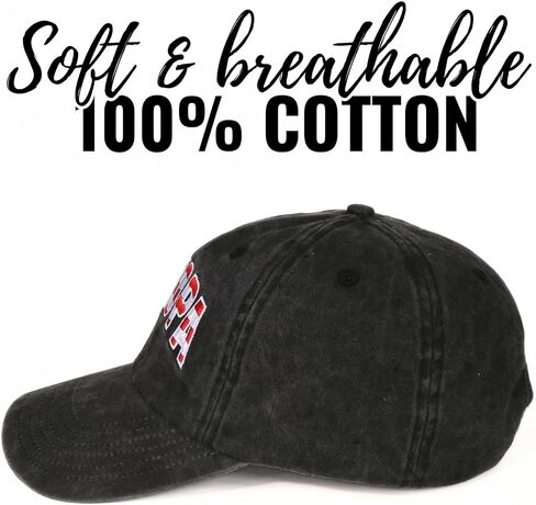 Grandpa Gifts Embroidered Cap, Funny Gifts for Men, Adjustable Hat Gifts Accessory for Birthday & Christmas Grey in Saudi Arabia