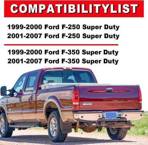 Rear Steel Step Bumper Assembly for 2017-2022 Ford F250 F350 F450 Super Duty without Park Sensor Holes Chrome Back Bumper Replacement for FO1103197,with Pads Brackets and License Plate Lights in Saudi Arabia