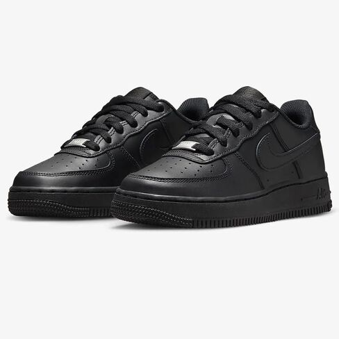 حذاء Nike Air Force 1 LE للأطفال الكبار (FV5951-001، أسود/أسود-أسود-أسود) مقاس 1 in Saudi Arabia
