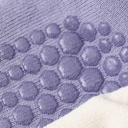 Grip Pilates Socks for Women, Yoga Slouch Socks, Non-Slip Grips for Barre Workout, Dance, Hospital, Set of 3, White in Saudi Arabia