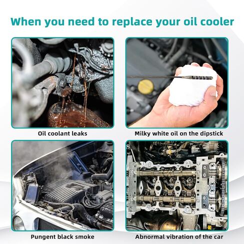 059117021R Engine Oil Cooler (3.0L V6) Compatible with 2014-2016 Audi Q5 Q7 A6 A7 A8 Quattro, Compatible with Volkswagen Touareg 2014 2015 2016, Replaces 059117015P 059117070A 059117070B in Saudi Arabia