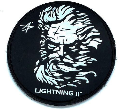 Lockheed Martin® F-35 Lightning II® Zeus PVC Patch, 3 in Glow in The Dark, Shoulder Patch in Saudi Arabia