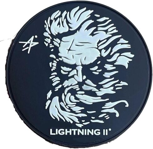Lockheed Martin® F-35 Lightning II® Zeus PVC Patch, 3 in Glow in The Dark, Shoulder Patch in Saudi Arabia