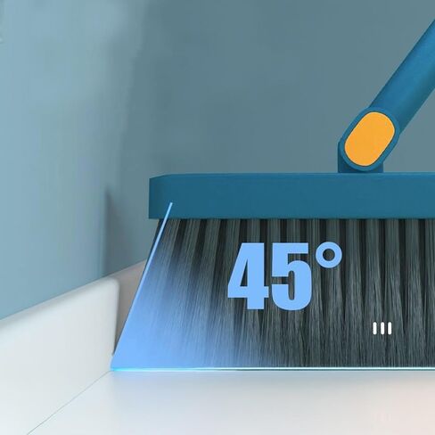 مكنسة و Dustpan في المنزل والمكاتب ، دبان مستقيم مع مكنسة قصيرة المقبض ، والسرد الكاسح الداخلي والخارجي (أسود وبرتقالي) in Kuwait