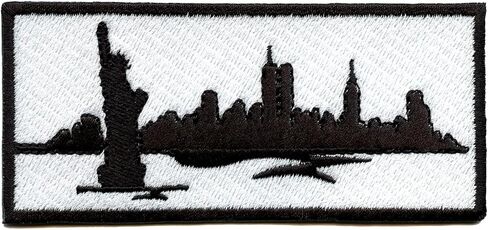 New York City Skyline Patch Statue of Liberty Embroidered Iron On in Saudi Arabia