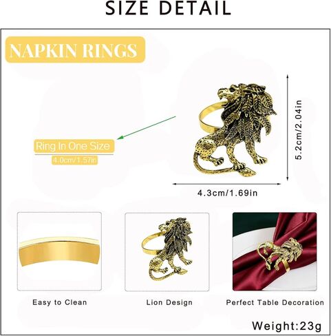 12 قطعة من حلقات منديل الأرنب الذهبية غير اللامعة، حوامل منديل معدنية على شكل أرنب، أبازيم منديل حيوانات لعيد الفصح، الربيع، وعطلات الزفاف، وحفلات العشاء، وديكورات الطاولات in Kuwait