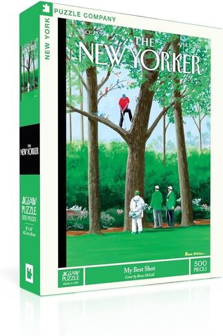 New York Puzzle Company - New Yorker My Best Shot - 500 Piece Jigsaw Puzzle for Family Game Nights by Bruce McCall in Saudi Arabia