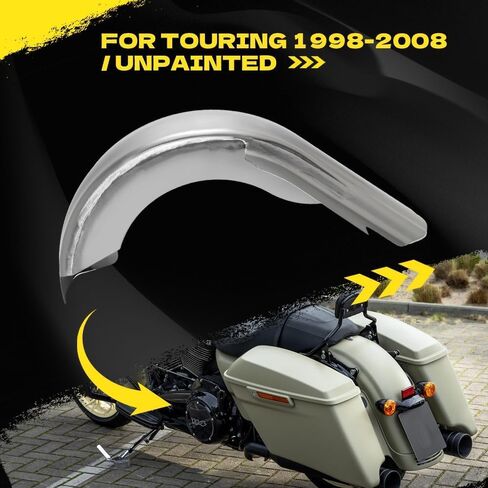 TOFR 4" 5" Bagger Stretched Extended Unpainted Rear Wheel Fender Mudguard For Harley Touring Road King FLHR Street Glide FLHX Road Glide FLTR Electra Glide FLHT 1996-2008 in Saudi Arabia