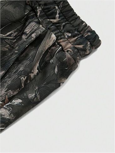 رجال Camo Sweatpants y2k حرف رسم in Kuwait