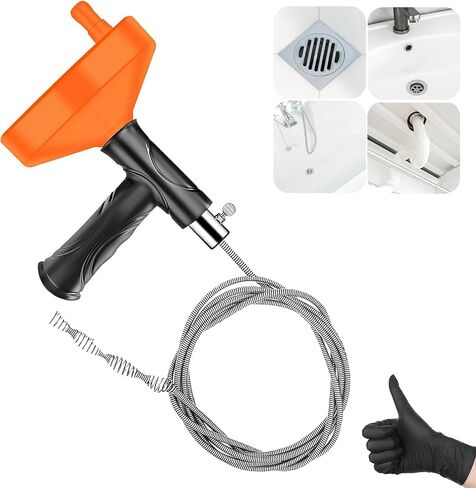 30 Inch Drain Snake Hair Drain Clog Remover Tool - Sink Drain Cleaner for Toilet Sewer Shower Kitchen Bathroom Tub Clogged Drains Opener Cleaning Tool, Flexible Grabber Claw Pick Up Reacher Tool in Saudi Arabia