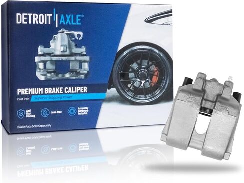 محور ديترويت - فرجار الفرامل الأمامية اليسرى لسيارة Ford Escape Mazda Tribute 2011-2012 [مكبس الفينول، رقم الصب. 7L84-2011-A]، استبدال مجموعة فرجار قرص الفرامل الجانبية للسائق in Saudi Arabia