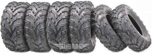 WANDA 6 ATV tires (2) 25x10-12 & (4) 25x11-12 for 01-09 Polaris Ranger 500 6x6 in Saudi Arabia