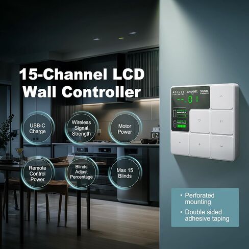 Motorized Blinds with Remote,Blackout Smart Roller Shades with App,Voice Control,Jacquard Fabric,Thermal Insulated Automatic Blinds,Electric Shades with USB/Solar Pannel.Jacquard White in Saudi Arabia