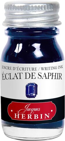 J. Herbin Fountain Pen Ink - 100 ml Bottled - Eclat de Saphir in Kuwait