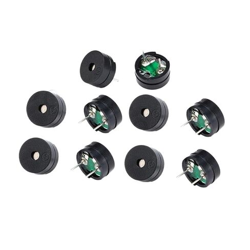 10pcs Universal Passive Buzzer Electromagnetic Impedance 16 Ohms 16Ω DC Resistance Speaker in Saudi Arabia