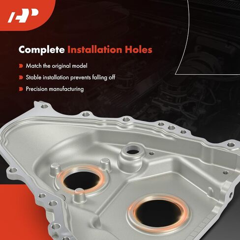 A-Premium Engine Timing Cover Compatible with Chevrolet Silverado 1500, Silverado 2500 3500 HD, Tahoe, Camaro, Suburban, Corvette, Express 2500 3500 & GMC Sierra 1500, Yukon & Cadillac Escalade, CTS in Saudi Arabia