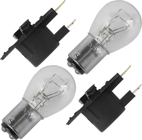 Caltric Headlight Socket and Bulb Compatible with Cub Cadet 11530 1x 2X 524 1515 1517 1525 1527 1529 1600 1800 2146 2164 2176 2185 2186 2206 2518 3184 3206 x2 in Saudi Arabia