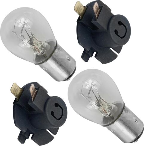 Caltric Headlight Socket and Bulb Compatible with Cub Cadet 11530 1x 2X 524 1515 1517 1525 1527 1529 1600 1800 2146 2164 2176 2185 2186 2206 2518 3184 3206 x2 in Saudi Arabia