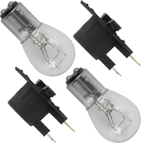 Caltric Headlight Socket and Bulb Compatible with Cub Cadet 11530 1x 2X 524 1515 1517 1525 1527 1529 1600 1800 2146 2164 2176 2185 2186 2206 2518 3184 3206 x2 in Saudi Arabia
