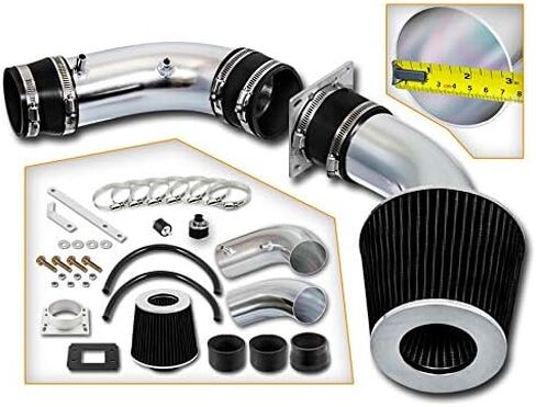 Rtunes Racing Cold Air Intake Kit + Filter Combo BLACK Compatible For 88-95 Toyota 4Runner / Pick Up / T100 3.0L in Saudi Arabia