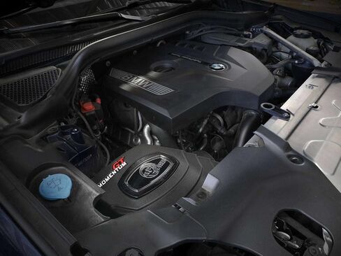 aFe POWER 50-70067D Momentum GT نظام سحب الهواء البارد، قابل للغسل، وسائط خالية من الزيت، يناسب 2017-2021 BMW 530i (G30) L4-2.0L (t) B46/B48 in Saudi Arabia