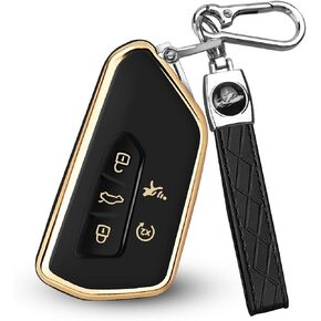 لغطاء Volkswagen Key Fob، حافظة مفاتيح ناعمة من مادة TPU للحماية الكاملة متوافقة مع VW Golf GTI Skoda Octavia ID3 ID4 MK8، 5 أزرار (فضي وردي) in Saudi Arabia