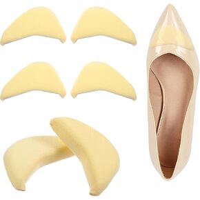 3 Pairs Toe Inserts for Shoes Too Big, Reusable Shoe Inserts for Women Too Big Comfortable Shoe Filler to Make Shoes Fit Tighter for Women Men Pumps Flats Sneakers (Skin Color) in Saudi Arabia