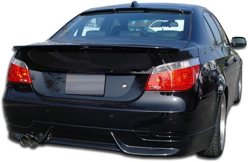 Roof Spoiler Compatible with 2004-2010 BMW E60 5-Series Sedan 4Dr 4Door, Unpainted ABS Rear AC Style Available Rear Trunk Tail Spoiler Wing by IKON MOTORSPORTS, 2005 2006 2007 2008 in Saudi Arabia