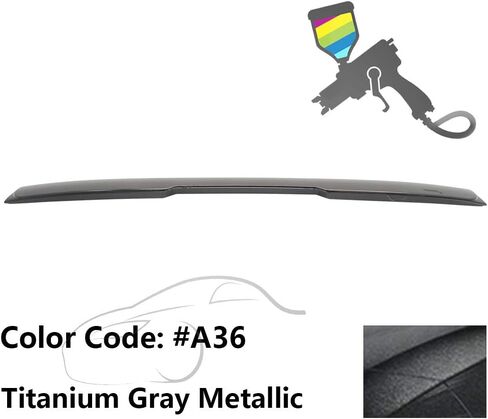 Roof Spoiler Compatible with 2004-2010 BMW E60 5-Series Sedan 4Dr 4Door, Unpainted ABS Rear AC Style Available Rear Trunk Tail Spoiler Wing by IKON MOTORSPORTS, 2005 2006 2007 2008 in Saudi Arabia