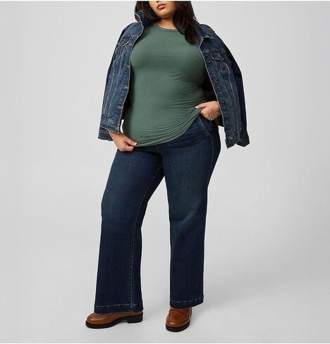قميص Torrid نسائي مقاس كبير - قميص بدون أكمام برقبة عالية مضلع in Saudi Arabia