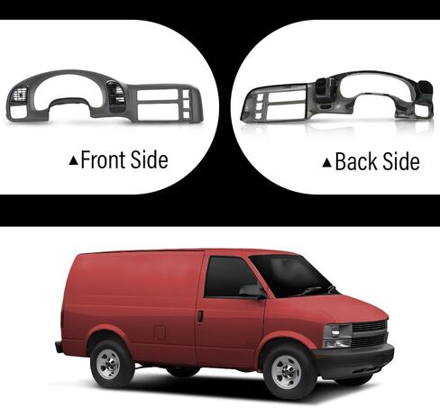 لوحة حافة مجموعة راديو DOTCOM Dash متوافقة مع غطاء لوحة القيادة GMC Safari/Chevy Astro 1995-2005 باللون البيج 15718197 in Kuwait