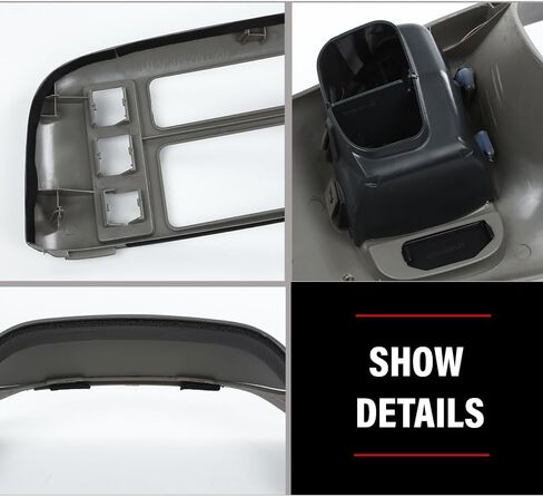 لوحة حافة مجموعة راديو DOTCOM Dash متوافقة مع غطاء لوحة القيادة GMC Safari/Chevy Astro 1995-2005 باللون البيج 15718197 in Kuwait