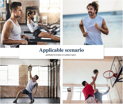 Men's Tank Tops Sleeveless Shirts Workout Athletic Muscle Mesh Dry Fit Gym Training Active Athletic Blue in Saudi Arabia
