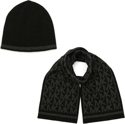 Michael Kors Mens Reversible Beanie, Soft & Warm Accessory Cap for Cold Weather in Saudi Arabia