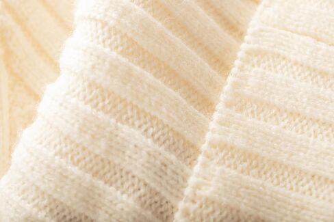 Soft Thick Ribbed Knit Beanie for Men and Women - Cold Weather Essential in Saudi Arabia