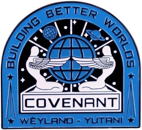 بناء عوالم أفضل العهد Weyland Yutani Corp الغريبة الأجانب الخيال العلمي الرعب الكلاسيكي 70s فيلم 1.75 "الشارات المثبته بالدبابيس in Saudi Arabia