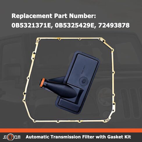 Automatic Transmission Filter Oil Pan Gasket Kit 0B5325429E 0B5321371E 0B5-325-429-E Compatible with 2010-2018 Audi A4 A4 Quattro A5 A5 Quattro RS5 RS7 S4 S5 S6 S7 Transmission Filter Set in Saudi Arabia