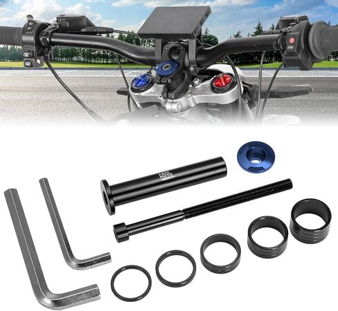 KEMIMOTO Stem Lock for Surron Talaria Headset Spacer with Handlebar Stem Top Cap Base and Extended Nut Compatible with Dirt Bike Light Bee X S X260 E-Ride Pross Talaria Sting XXX Segway X260 X160 in Saudi Arabia