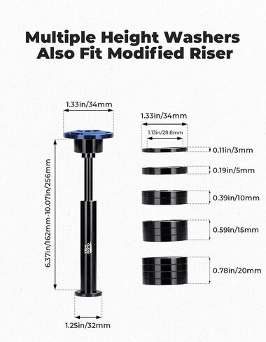 KEMIMOTO Stem Lock for Surron Talaria Headset Spacer with Handlebar Stem Top Cap Base and Extended Nut Compatible with Dirt Bike Light Bee X S X260 E-Ride Pross Talaria Sting XXX Segway X260 X160 in Saudi Arabia