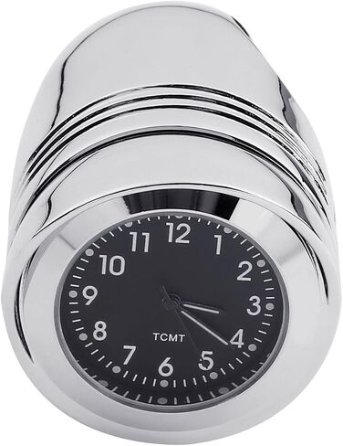 XMT-MOTO العالمي للدراجات النارية الألومنيوم المقود جبل على مدار الساعة تناسب 1 1/4 "(1.25") المقود (كروم) in Saudi Arabia